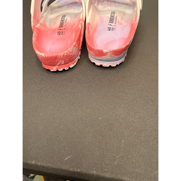 Birkenstock Purple White Two Strap EVA Arizona Essentials Sandal Size 9 - 9 1/2 - Picture 5 of 8